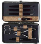Manicure Set - Beige Collection - 8 Pieces - Rectangular