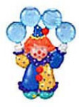 Water-Filled Soother Pal - 3D - Clown