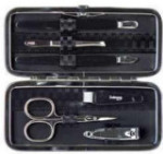 Manicure Set - Black on Black Collection - 6 Pieces