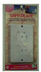 Safe Electrical Outlet Plate - Decora - White