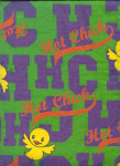 Baby Blanket - Hot Chick Chickadee - 43" x 43"