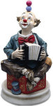 Side Street Circus - Accordion Clown - Melody In Motion Figurine