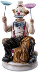 Side Street Circus - Plate Spinning Clown - Melody In Motion Figurine