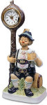 Willie The Yodeler Clockpost Clock - Melody In Motion Figurine