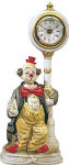 Clockpost Clown Clock - European - Melody In Motion Figurine