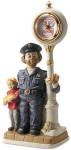 Clockpost Policeman Clock - Melody In Motion Figurine