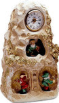 Golden Mountain Clock - Melody In Motion Figurine