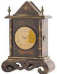 Mantle Clock with Hidden Cabinet