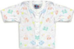 3 Months - Vest Undershirt - Snap Front - Printed Design
