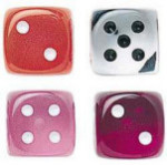 Clear Dice - Set of 10