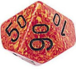 Ten Sided Dice Assortment - 10-100- Set of 10