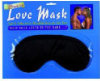 Satin Love Mask - Black