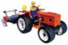 Farm Tractor and Harrow - #4101 - 76 pieces
