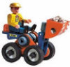 Mini Digger with Articulated Arm - #1101 - 36 pieces