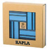 Kapla - Blue Construction Blocks with Book - 40 Pieces
