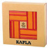 Kapla - Red Construction Blocks with Book - 40 Pieces