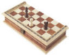 - ZooScape - Folding Wooden Chess Set - 12 Inches