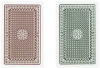 KEM - Casino Cards - Brown and Green - 2 Deck Set