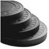Clay Chips - Solid Black - 100 Chips