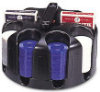 Black Plastic Rotating Chips Tray
