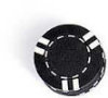 Clay Chips - Striped Black - 100 Chips