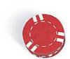 Clay Chips - Striped Red - 100 Chips