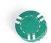 Clay Chips - Striped Green - 100 Chips