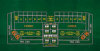 Two-Sided Blackjack and Craps Carpet - 36 x 72 Inches