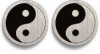 - ZooScape - By Jacob's Cutout Earrings - Yin Yang - 1 Pair