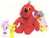 Clifford the Big Red Dog - 8.5 Inch Plush with Cleo and T-Bone5 Finger Puppets
