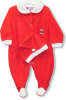 Red Santa Bear Sleeper - Terry - 26 pounds