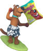 Scooby Doo Groovy Bean Bag - Surfer Scooby