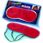 Satin Pleasure Mask - Red