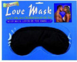 Satin Love Mask - Black