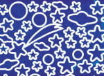 Starry Nights - Glowing Stickers - Over 85 Stars and Shapes