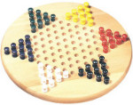 Natural Wood Chinese Checkers