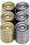Backgammon Pieces - 24 Pieces