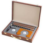 Indoor Putter Set with Wooden Case