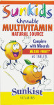 Sunkids Complete Multivitamin Plus C - Chewable