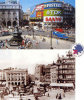Picadilly Circus, London - Past and Present, Double-Sided - 1000 Pieces