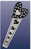 - ZooScape - By Jacob's Cutout Bookmark - Heart