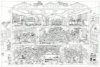 Grand Caf&eacute;, Jan Van Haasteren - Shaped Puzzle - 1500 Pieces