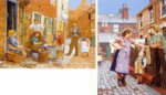 Backstreets of Birmingham / The Mussel Cleaners - Two-Puzzle Set - 2 x 500 Pieces