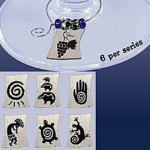 By Jacob's Wine Tags - Southwest - Set of 6