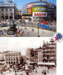 Picadilly Circus, London - Past and Present, Double-Sided - 1000 Pieces