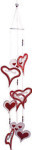 Woodstock Chimes of South Africa - Hearts - 38 inches
