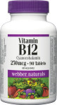 Vitamin B12 - 250 mcg Cyanocobalamin