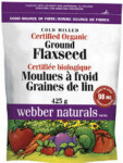 Certified Organic Ground Flaxseed - 120 mg