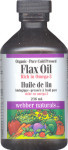 Flaxseed Oil, Cold Pressed Liquid