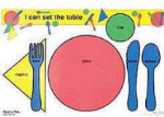 Read a Mat - I Can Set the Table